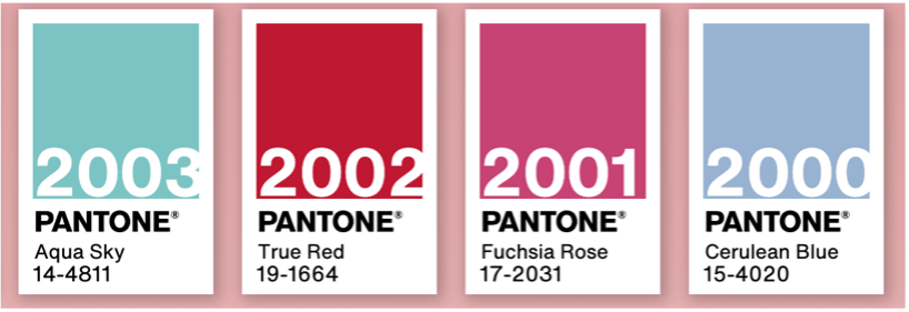 Pantone 2000- 2003